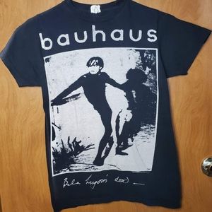 Bauhaus 2009 vintage subway/all-over band tee.